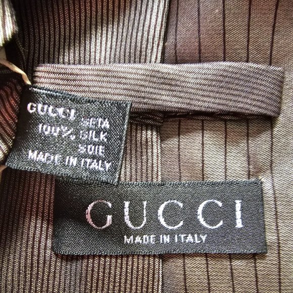 Vintage Gucci Silk Tie - Picture 4 of 5